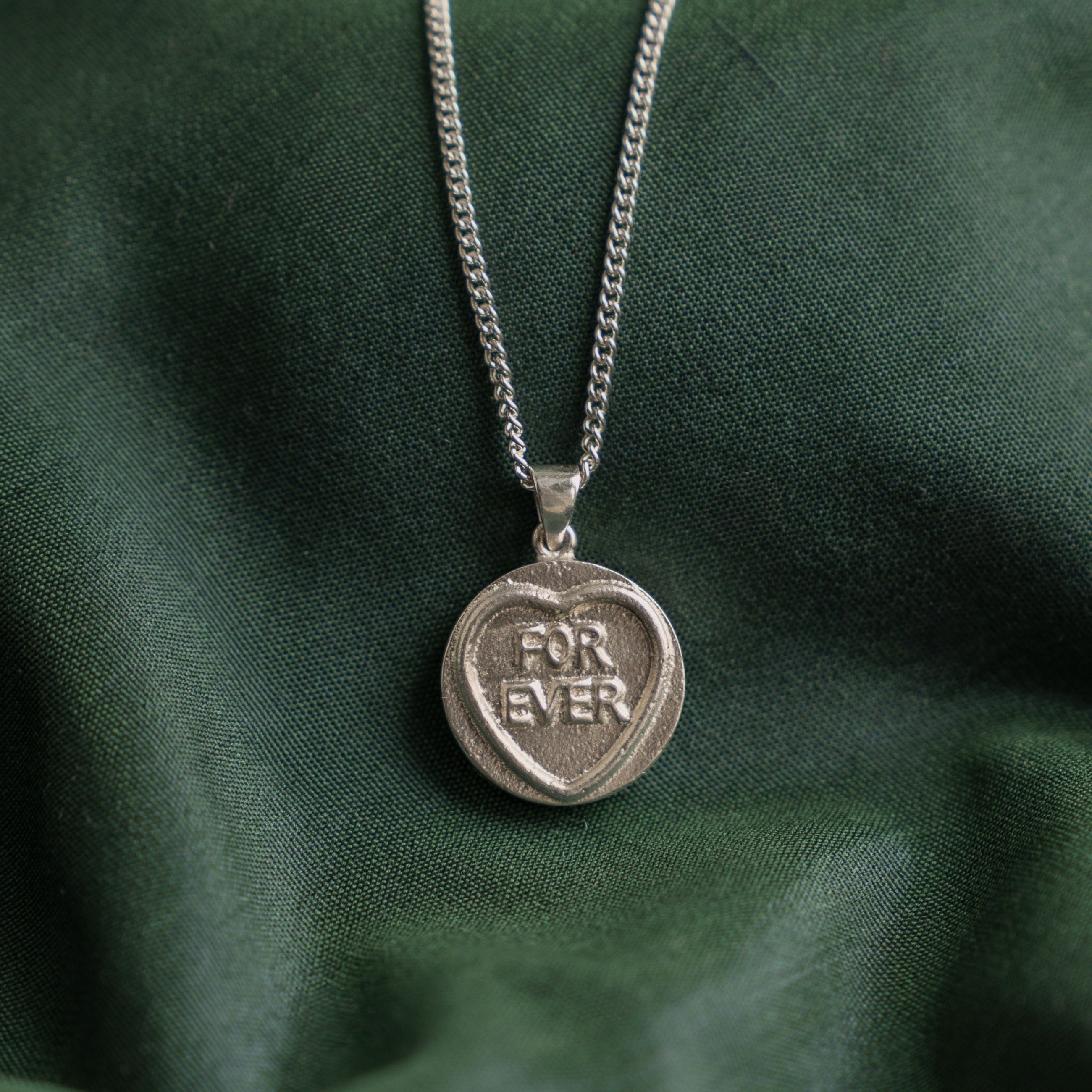 For Ever - Sterling Silver Love Heart Jewellery