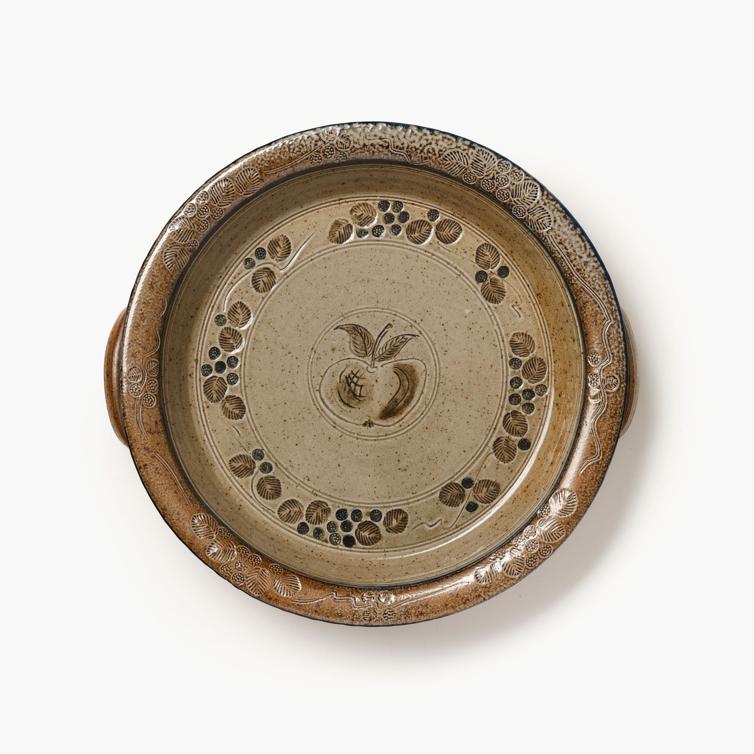 Salt-Glazed Apple Pie Dish - Toff Milway