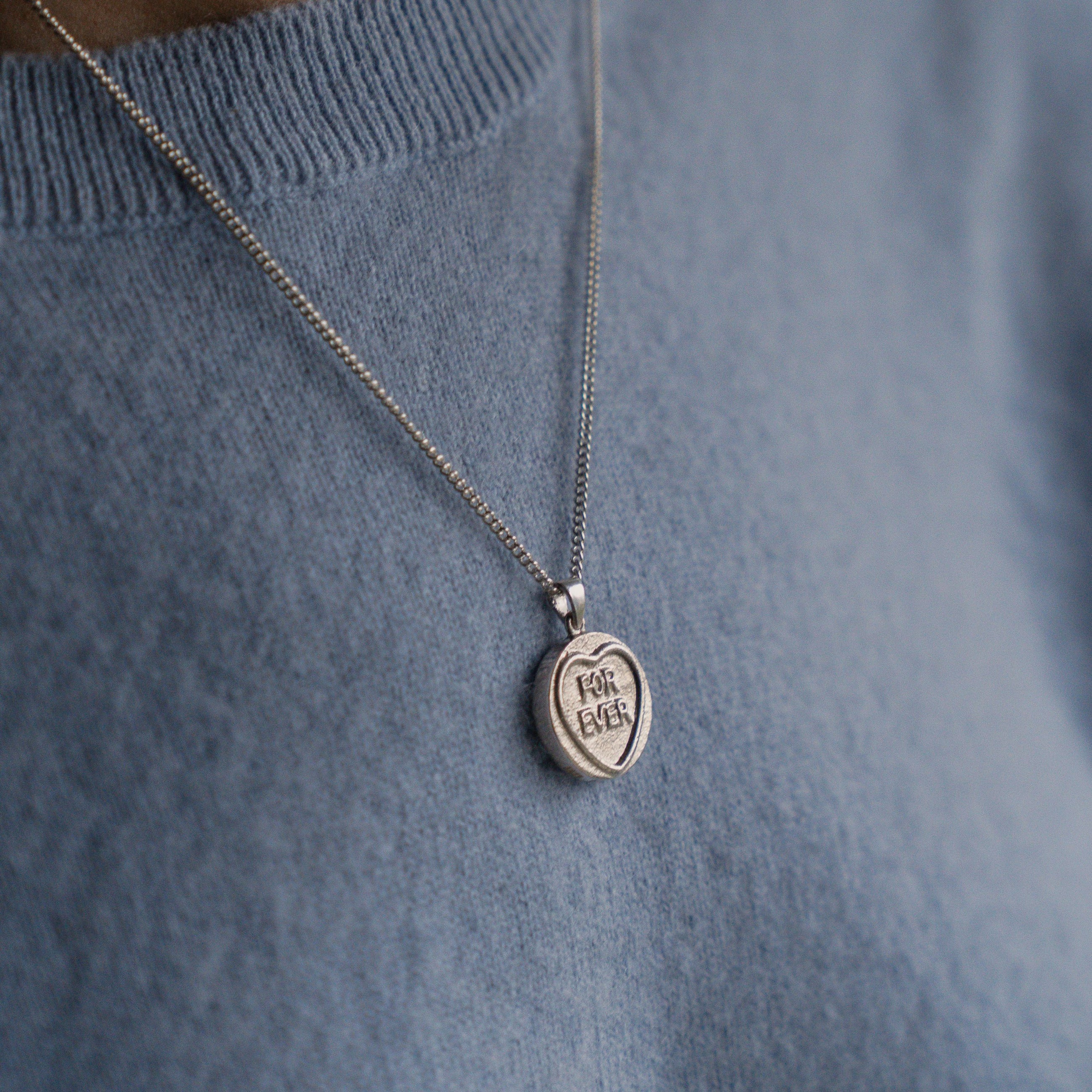 For Ever - Sterling Silver Love Heart Jewellery