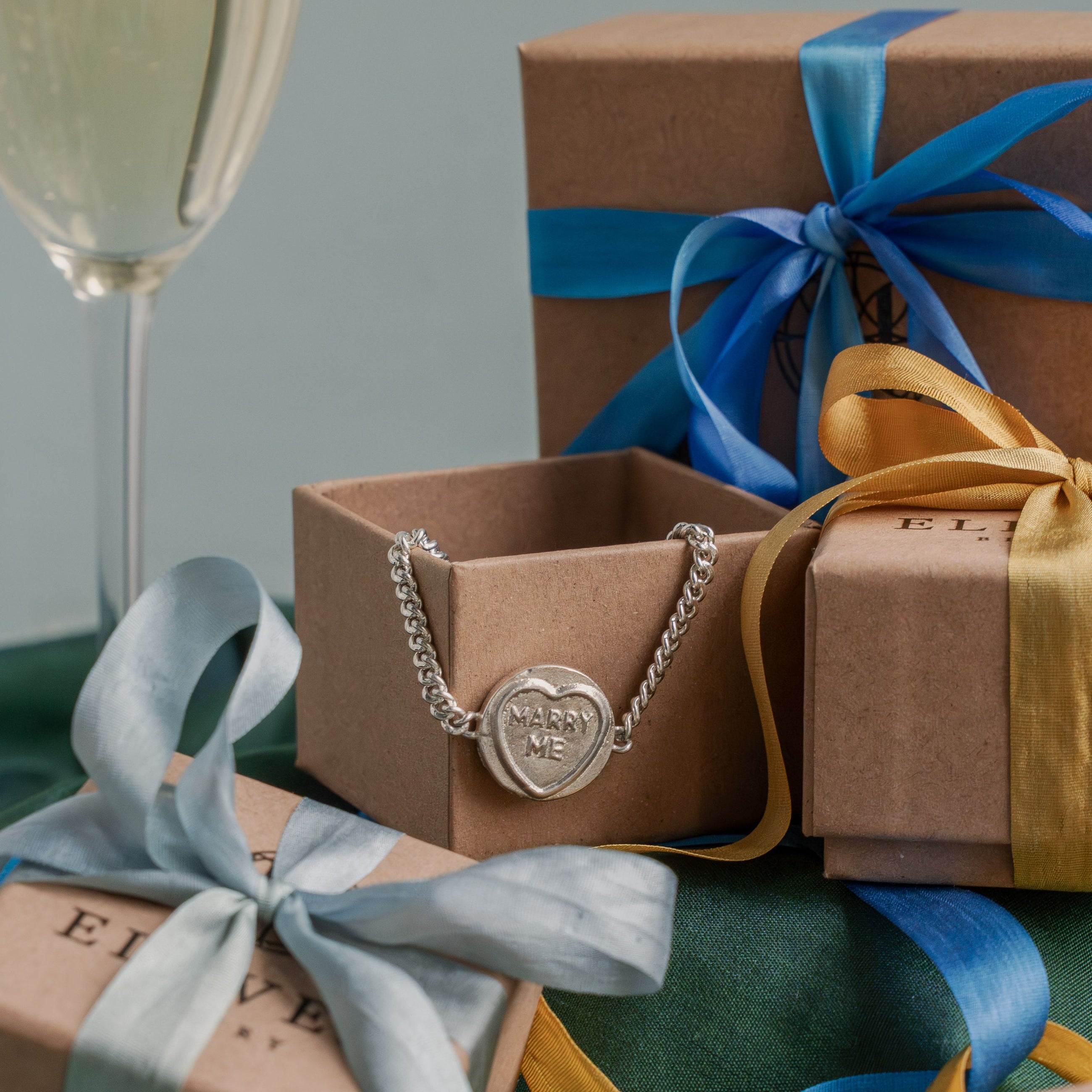 Marry Me - Sterling Silver Love Heart Jewellery