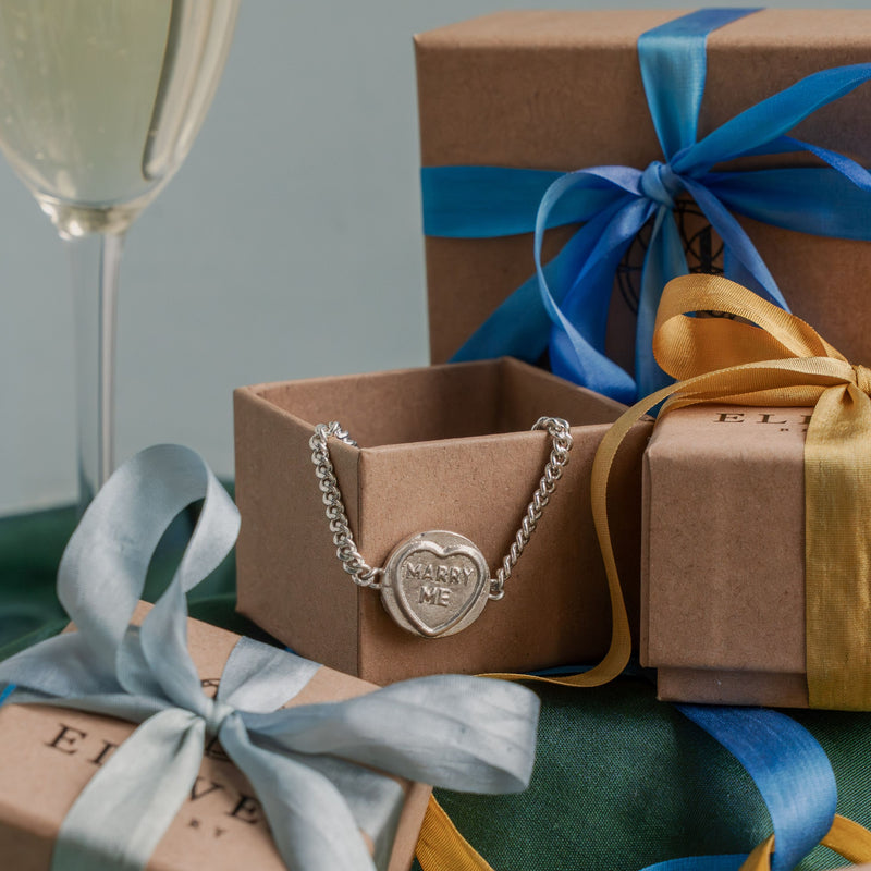 Marry Me - Sterling Silver Love Heart Jewellery