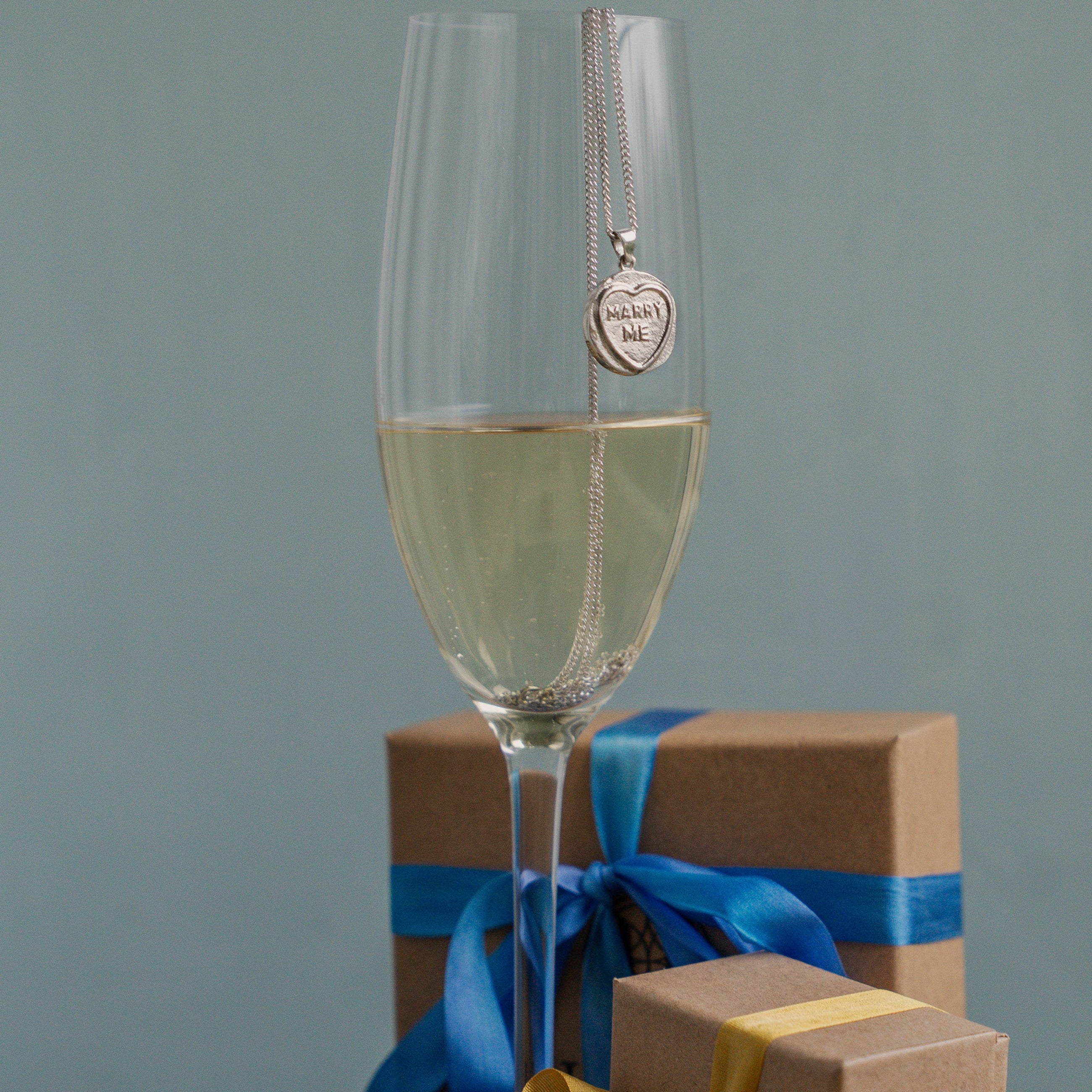 Marry Me - Sterling Silver Love Heart Jewellery