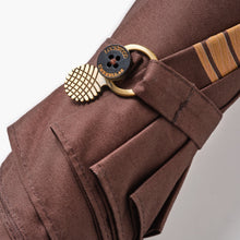 Close up of button on umbrella