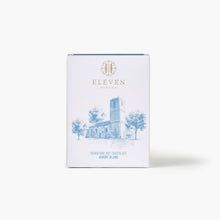 White packaging of Eleven Bibury Hot Chocolate on a white background