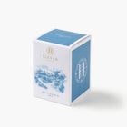 Lady E Tea in 'Eleven Bibury' box with blue and white design on a white background
