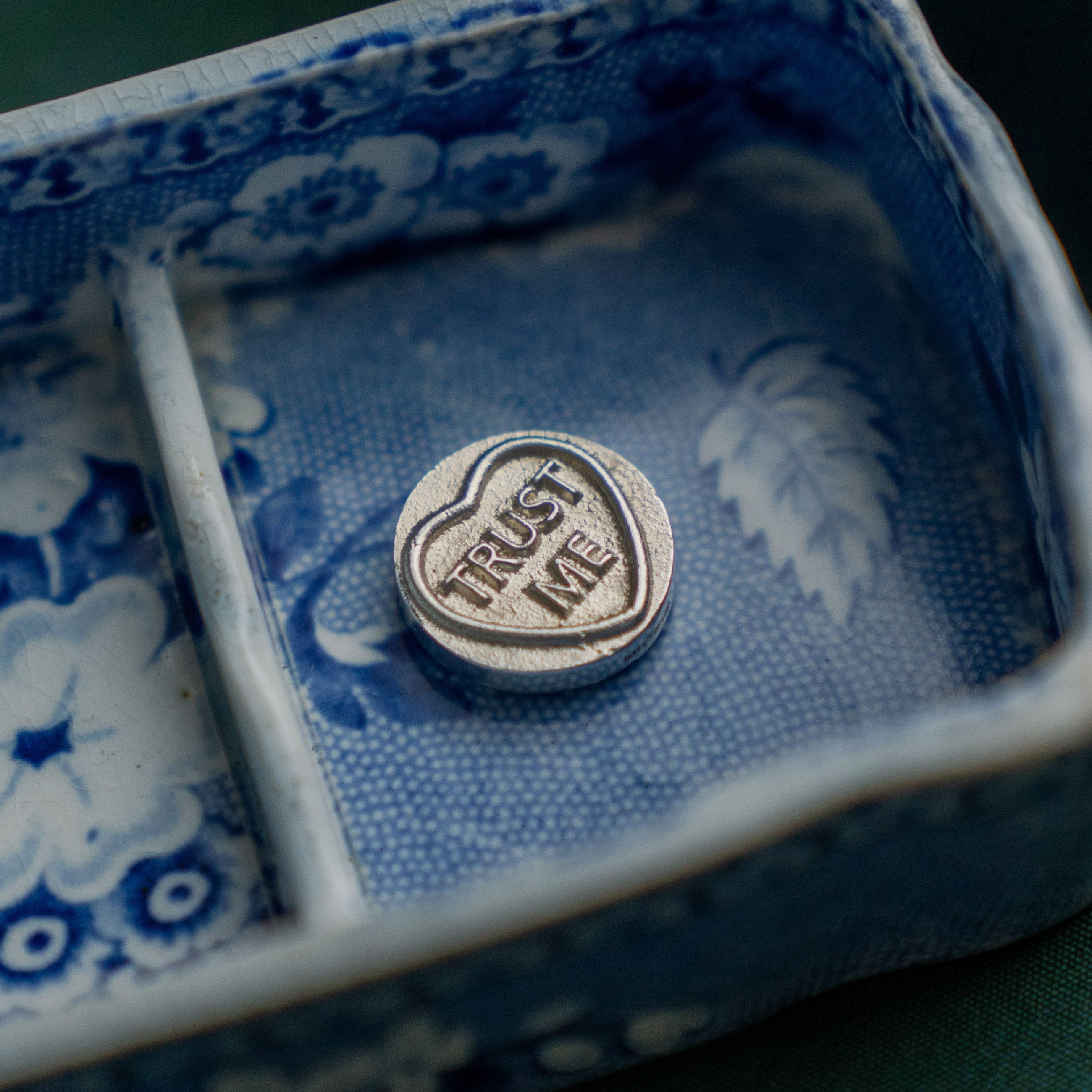 Trust Me - Sterling Silver Love Heart Token